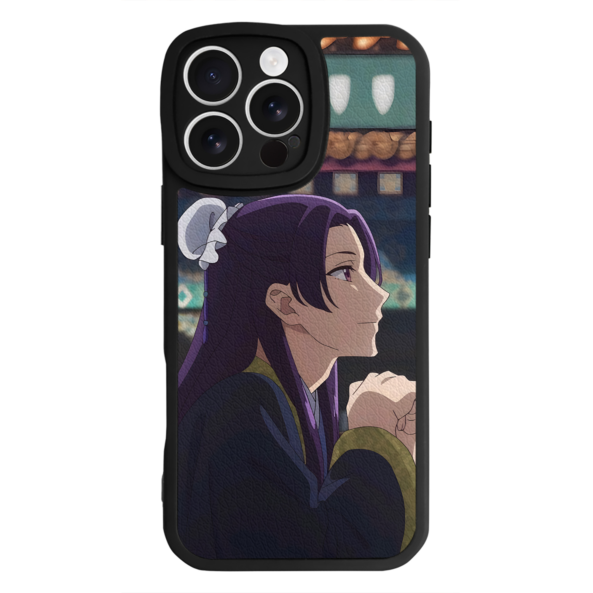 （画像用） 薬屋のひとりごと The Apothecary Diaries 【iPhone 16シリーズ対応】シリコンスマホケース（レザー調） 材質：シリコン